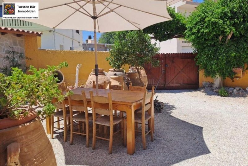 Kalyves Kreta, Kalives, Einfamilienhaus mit kl. Ladenlokal u. Garten und Strandnähe Haus kaufen